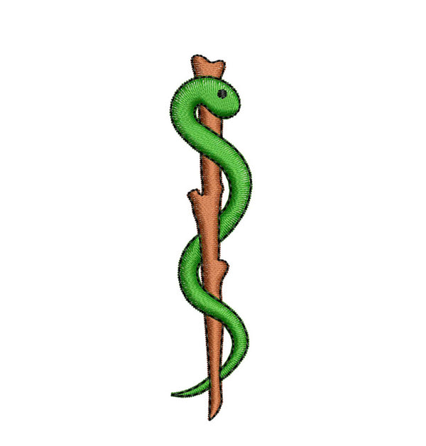 #Desenho Bastão de Asclépio