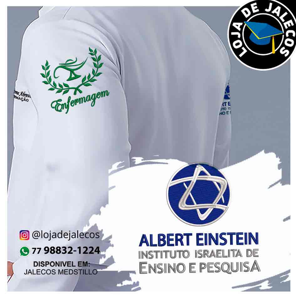 JMKP001 - JALECO ALBERT-EINSTEIN-SP-01 / ENFERMAGEM-02