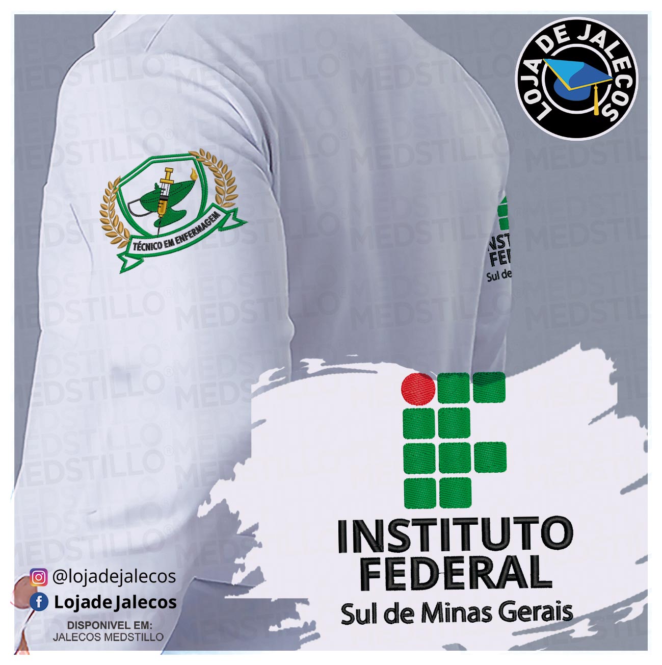 JMKP158 - JALECO IFSUL-MG-01 / TEC. ENFERMAGEM-10