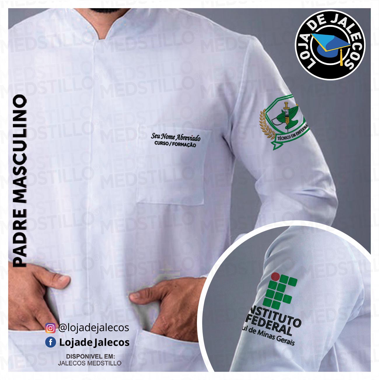 JMKP158 - JALECO IFSUL-MG-01 / TEC. ENFERMAGEM-10