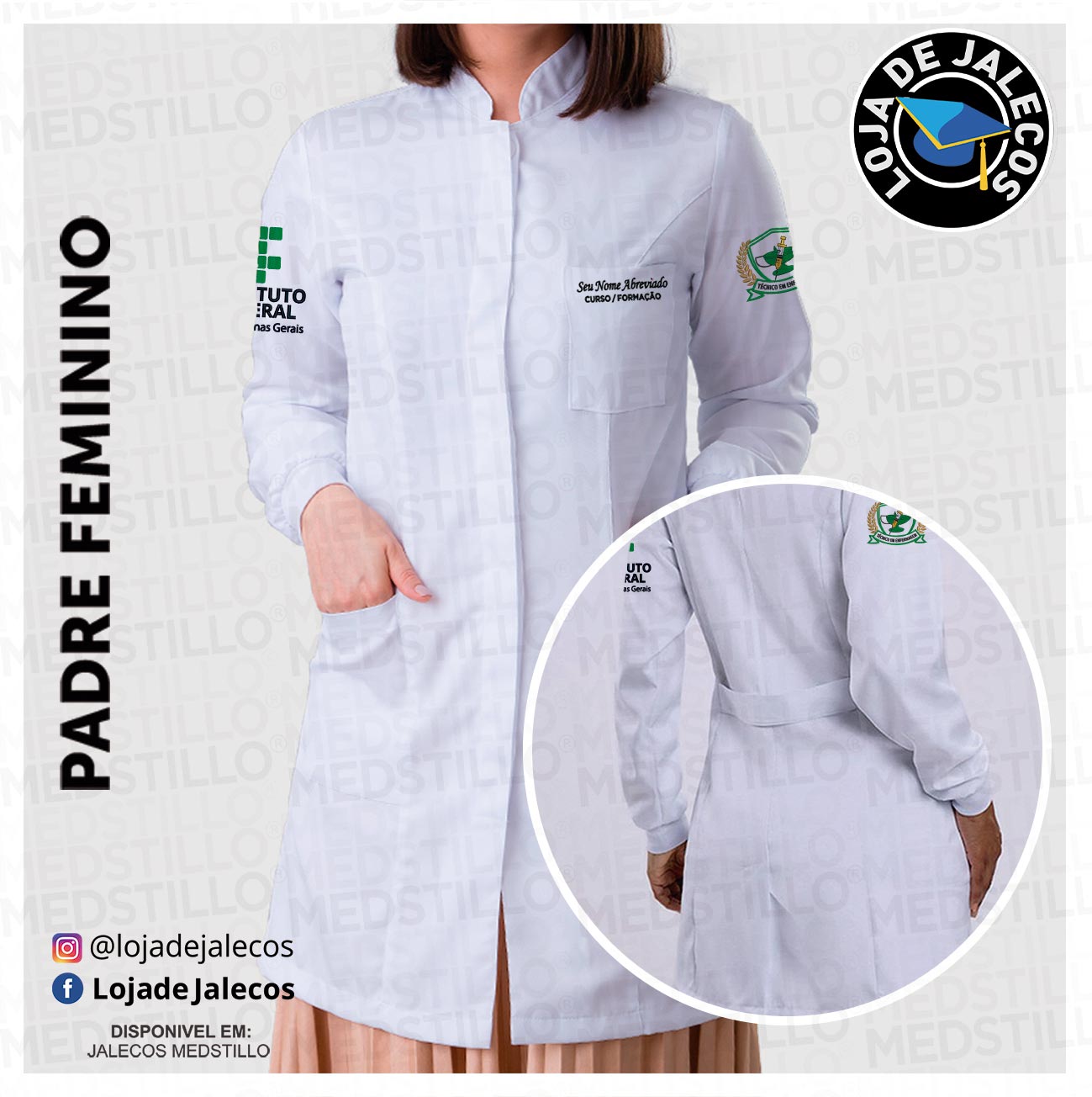 JMKP158 - JALECO IFSUL-MG-01 / TEC. ENFERMAGEM-10