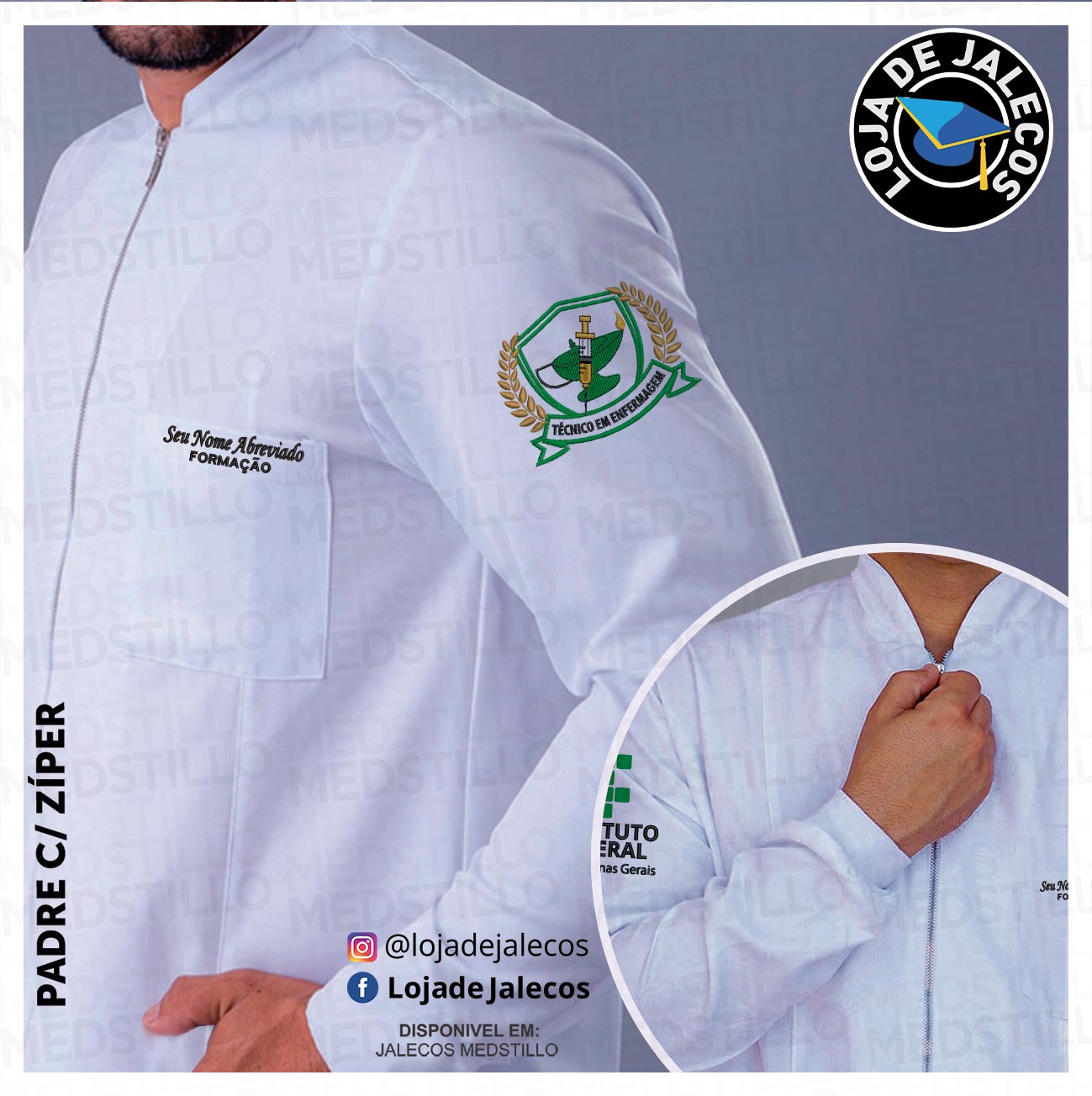 JMKP158 - JALECO IFSUL-MG-01 / TEC. ENFERMAGEM-10